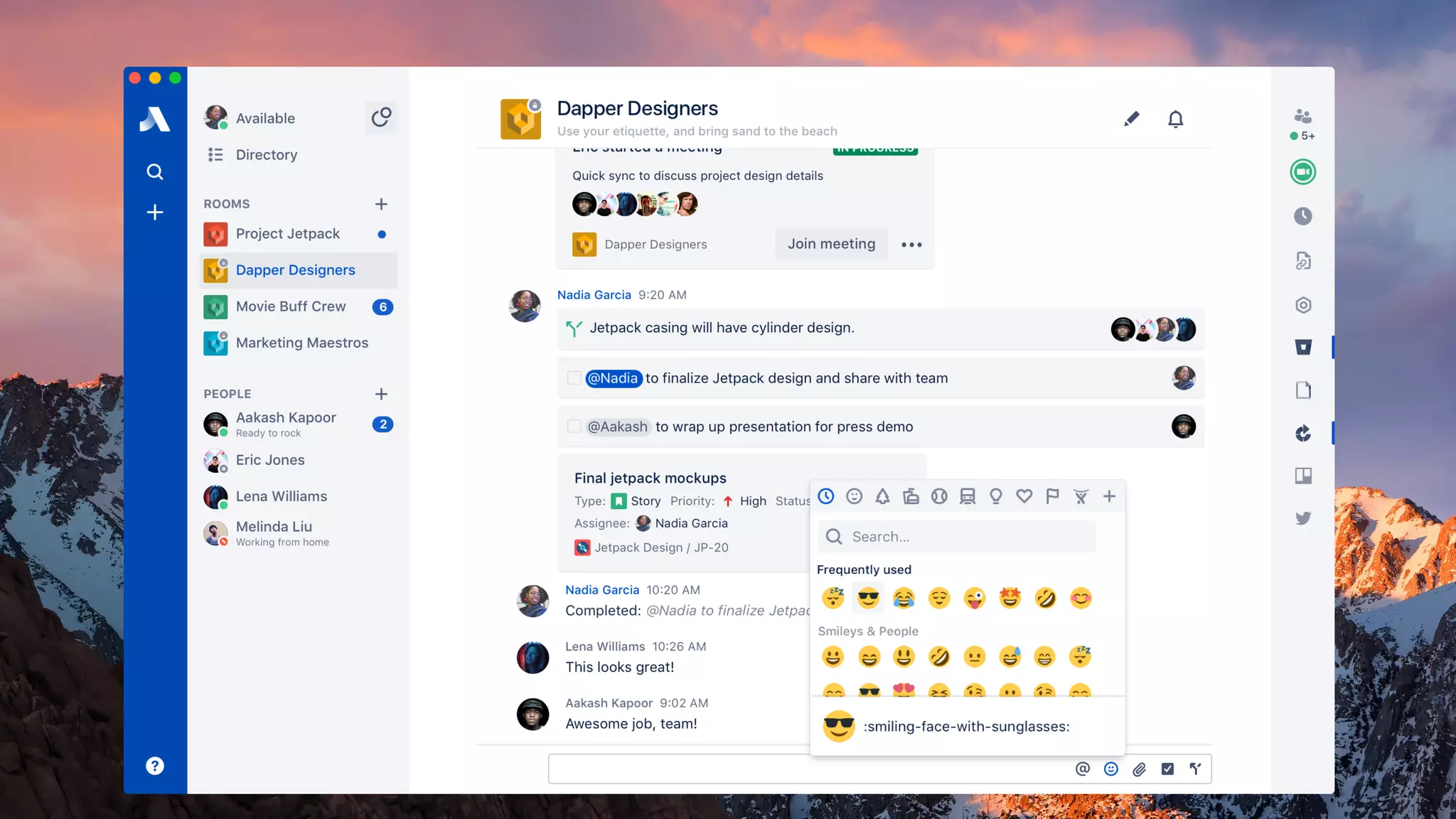 Audio and Video Meetings
Face to face is just a click (or tap) away
 