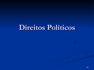 Direitos Políticos 