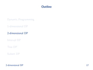Dynamic programming | PPT