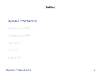 Dynamic programming | PPT