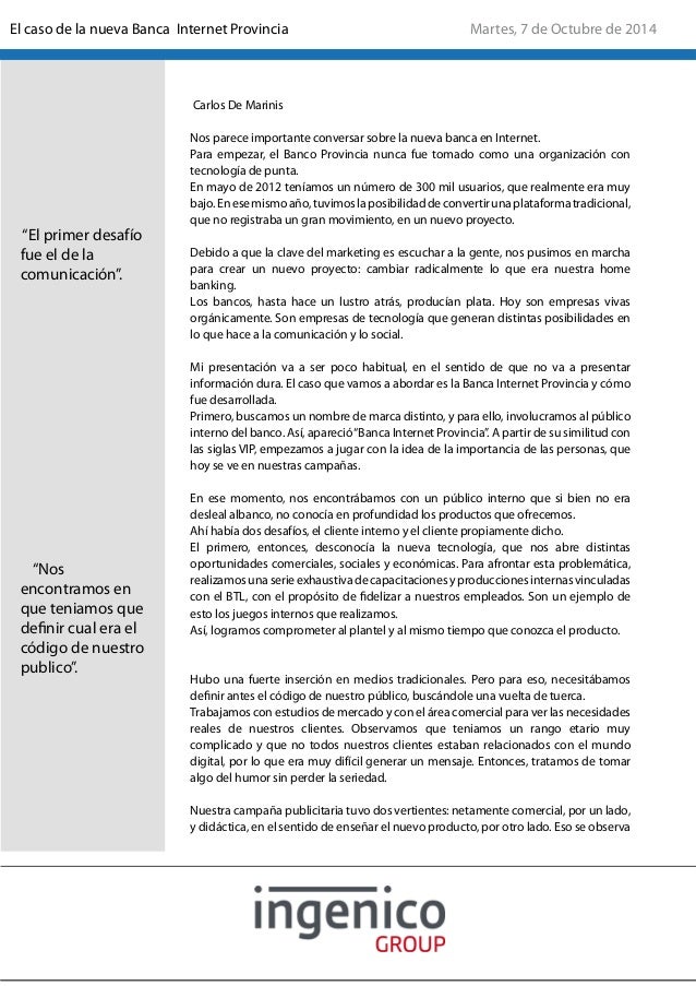 banca internet provincia el caso de la nueva banca internet provincia banca internet provincia el caso de la nueva banca internet provincia