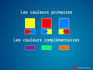 2
2
home
Cliquer
sur le cercle
On peut déplacer plusieurs
objets en même temps.
Disable the layer in the master page
Cliquer
sur le cercle
Cliquer
sur le cercle
Type de flèches
1 2
2
home
Cliquer
sur le cercle
On peut déplacer plusieurs
objets en même temps.
Disable the layer in the master page
Cliquer
sur le cercle
Cliquer
sur le cercle
Type de flèches
1
Les couleurs primaires
Les couleurs complémentaires
+ + +
 