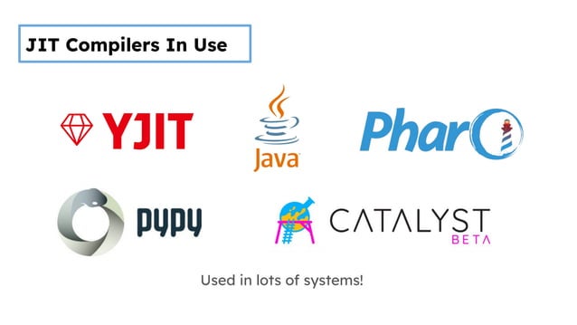 Smalltalk Jit Compilation Llvm Experimentation Ppt Smalltalk Jit Compilation Llvm Experimentation Ppt