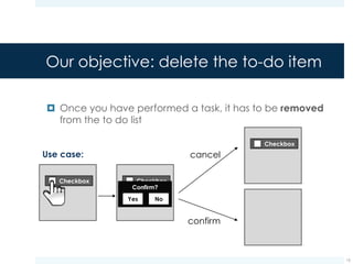 Handling user interaction
15
 