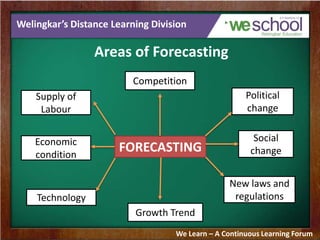 Forecasting - Principles of Management | PPTX