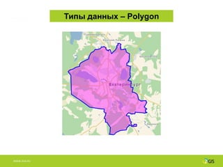 Типы данных – Polygon




WWW.2GIS.RU
 