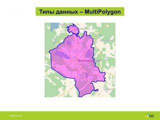 Типы данных – MultiPolygon




WWW.2GIS.RU
 
