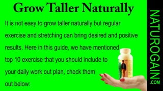 View of 10 Proven Exercises to Grow Taller Increase Height after 20 Naturally | PDF