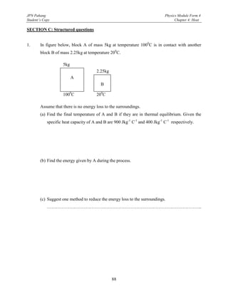 SPM PHYSICS FORM 4 heat | PDF