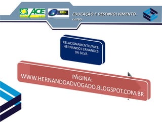 EDUCAÇÃO E DESENVOLVIMENTO
Curso
 