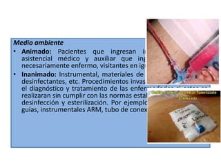 MICROBIOLOGIA en LAS IIHEn la actualidad es reconocido el rol del laboratorio de microbiología en la vigilancia de las IIH. Entre las funciones más importantes se destaca: el apoyo a las actividades de vigilancia epidemiológica; la participación en el comité de control de IIH; investigación; la entrega periódica de la információn microbiológica, entre otras. Ponce de LeónR.,Samuel. Manual de prevención y control de infecciones hospitalarias. Editorial. HSP/Manuales Operativos PALTEX. 2007  p 128