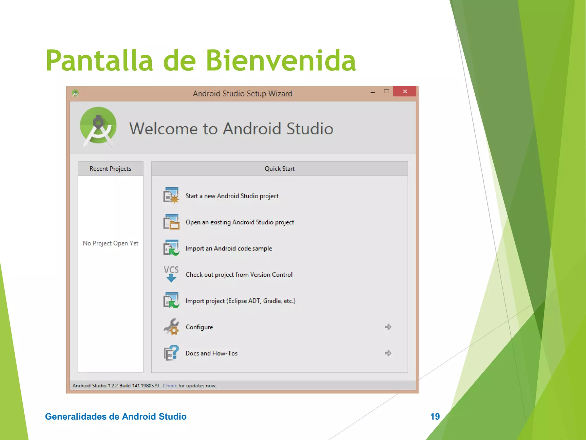 Configuración de Android Studio
Diseño y Desarrollo De App Para Móviles
19
Configuración de Virtual
Box
 