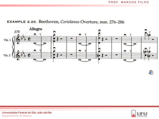 P R O F. M A R C O S F I L H O




Universidade Federal de São João del-Rei
Departamento de Música
 