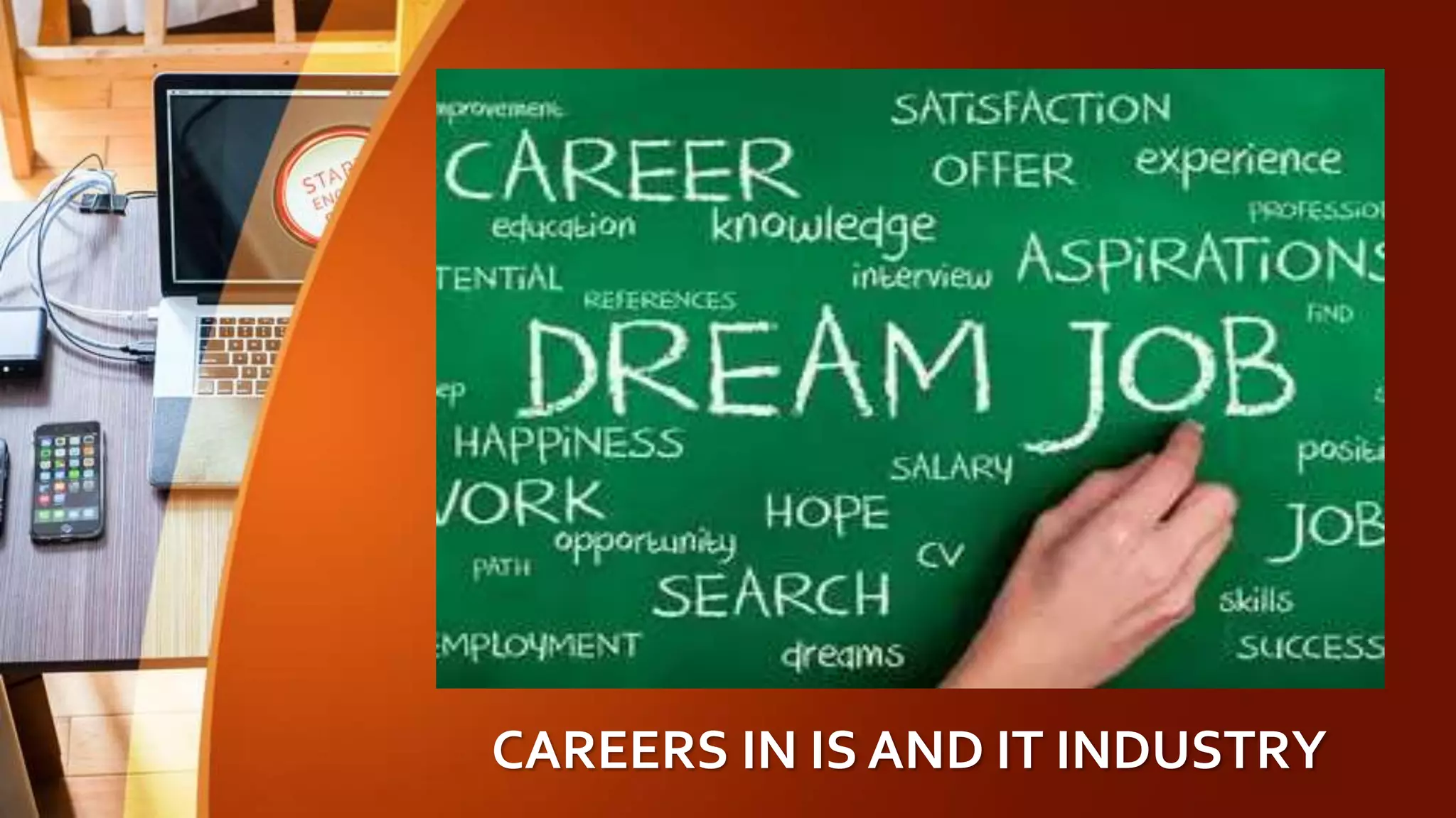 CAREERS IN IS AND IT INDUSTRY
 