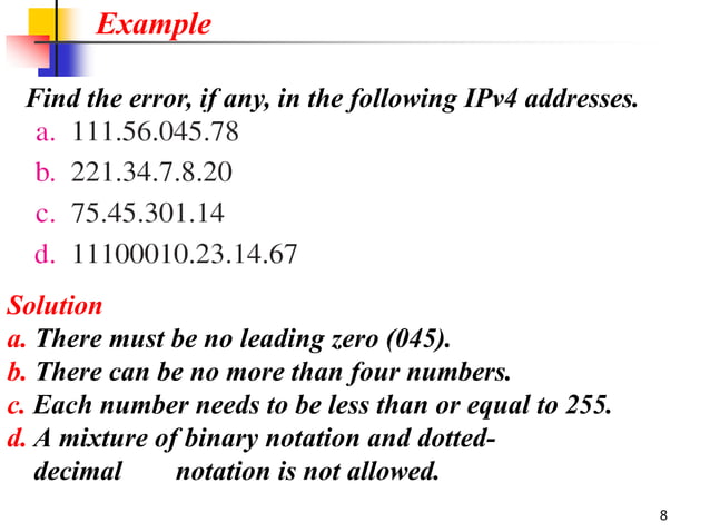 Ip Addressing Lecture Computer Network Pptx Ip Addressing Lecture Computer Network Pptx