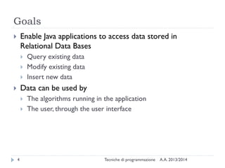 Database access and JDBC | PDF