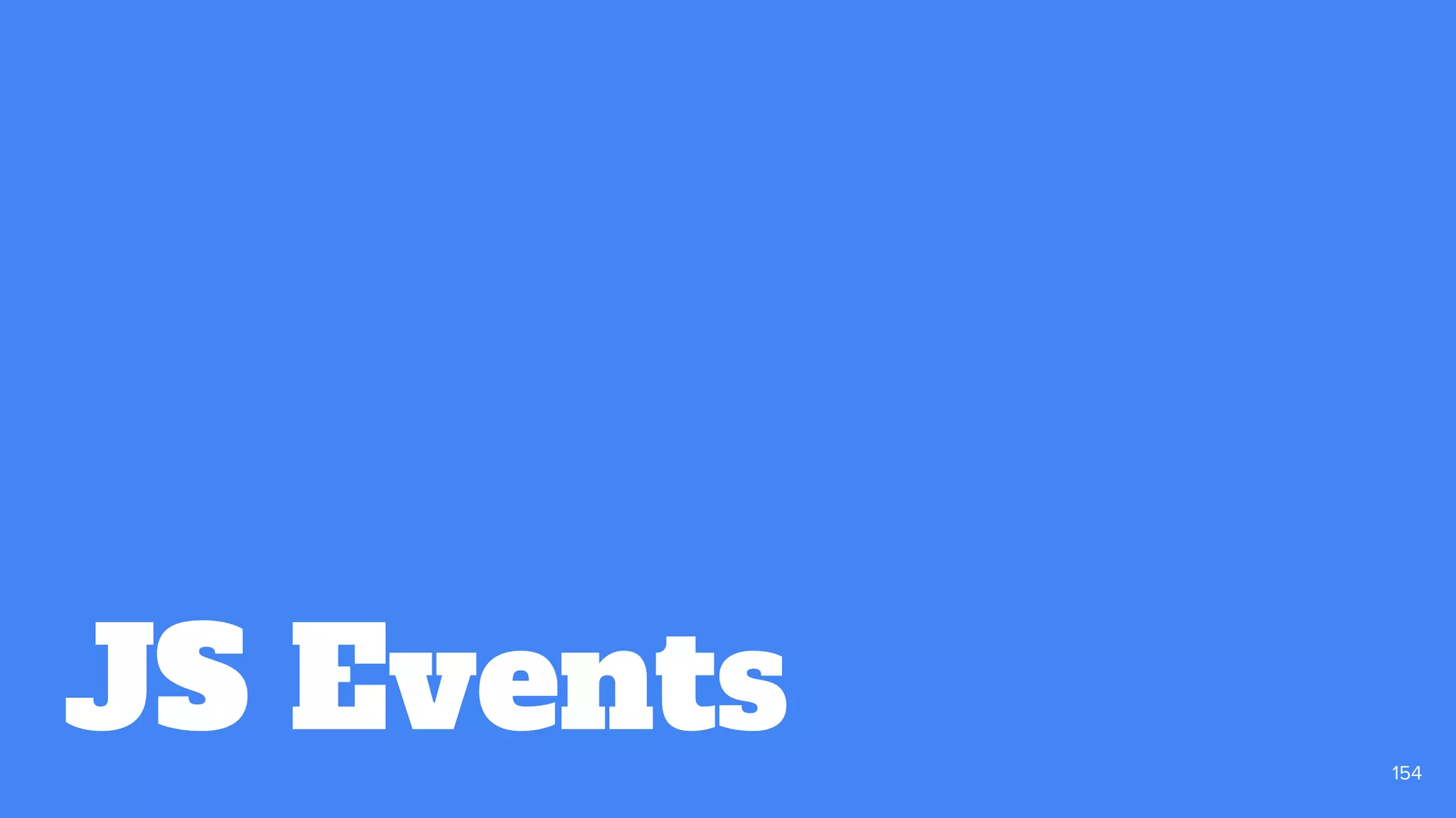 JS Events 154
 