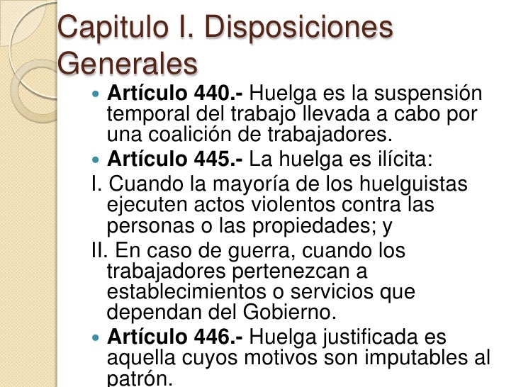 Articulo 440 Ley Federal Del Trabajo