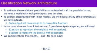 Linear Classification using fundamental Matrix multiplication | PPTX