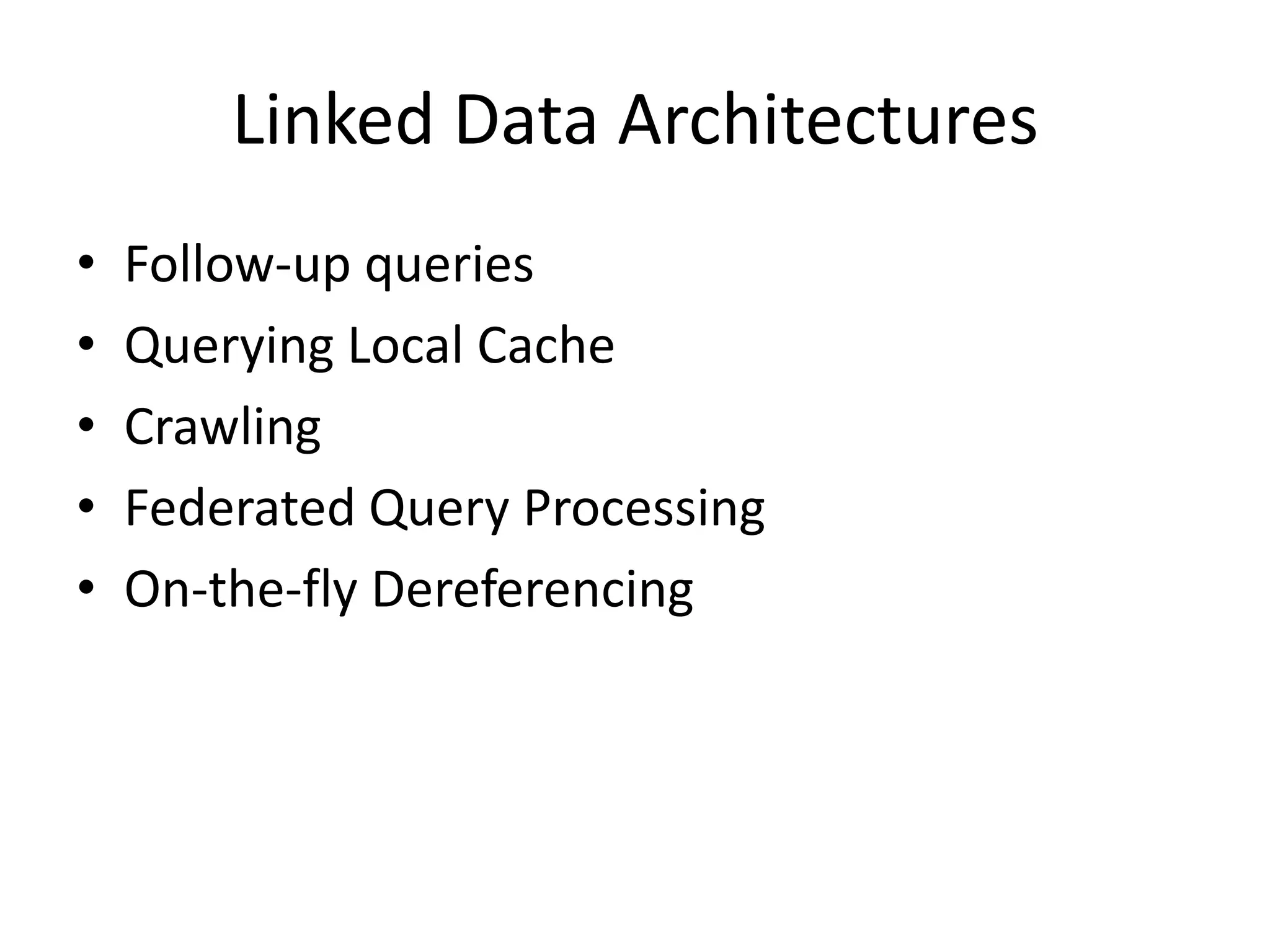 Accessing a SPARQL EndpointExample with Jena/ARQimport com.hp.hpl.jena.query.*;String service = "..."; // address of the SPARQL endpoint String query = "SELECT ..."; // your SPARQL query QueryExecutione = QueryExecutionFactory.sparqlService(service, query)ResultSet results = e.execSelect(); while ( results.hasNext() ) {QuerySolutions = results.nextSolution(); 		// ...} e.close();