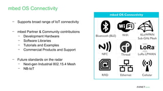 Mbed Os 04-ARM mbed IOT Device Introduction.pptx