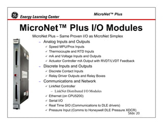 SISTEMA DE CONTROL MICRONET PLUS PARA TURBINAS TM2500 | PDF