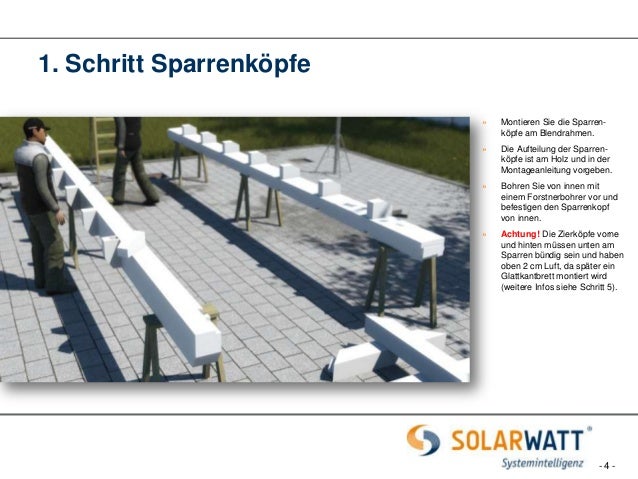 Montageanleitung SOLARWATT CARPORT SYSTEM