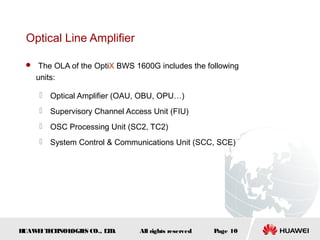 04 optix bws 1600g v100r002 equipment networking and application issue1.21