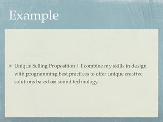 Personal Branding - What's Your Unique Selling Proposition | KEY