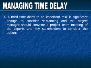 Planning And Managing The Project | PPT