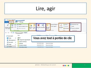 Lire, agir
@telier - Médiathèque de Lorient 46
 