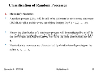04-Random Processes. Statistics and probability | PPT