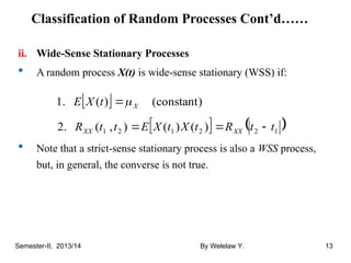 04-Random Processes. Statistics and probability | PPT