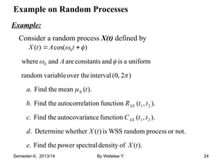 04-Random Processes. Statistics and probability | PPT