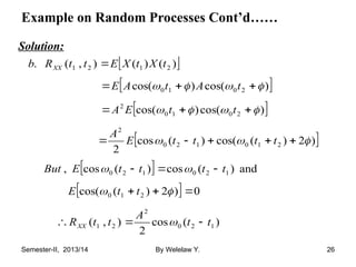 04-Random Processes. Statistics and probability | PPT