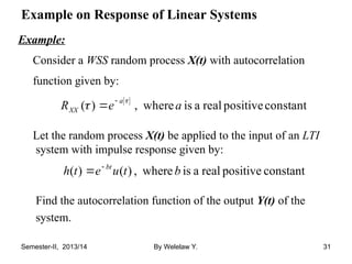 04-Random Processes. Statistics and probability | PPT