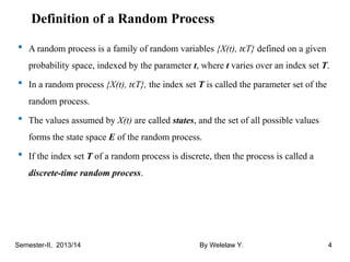 04-Random Processes. Statistics and probability | PPT