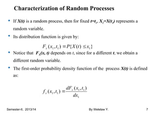 Random Process Question And Answer 04-Random Processes. Statistics and probability | PPT