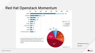 Red Hat Openstack Momentum
OpenStack User Survey
April 2017
 