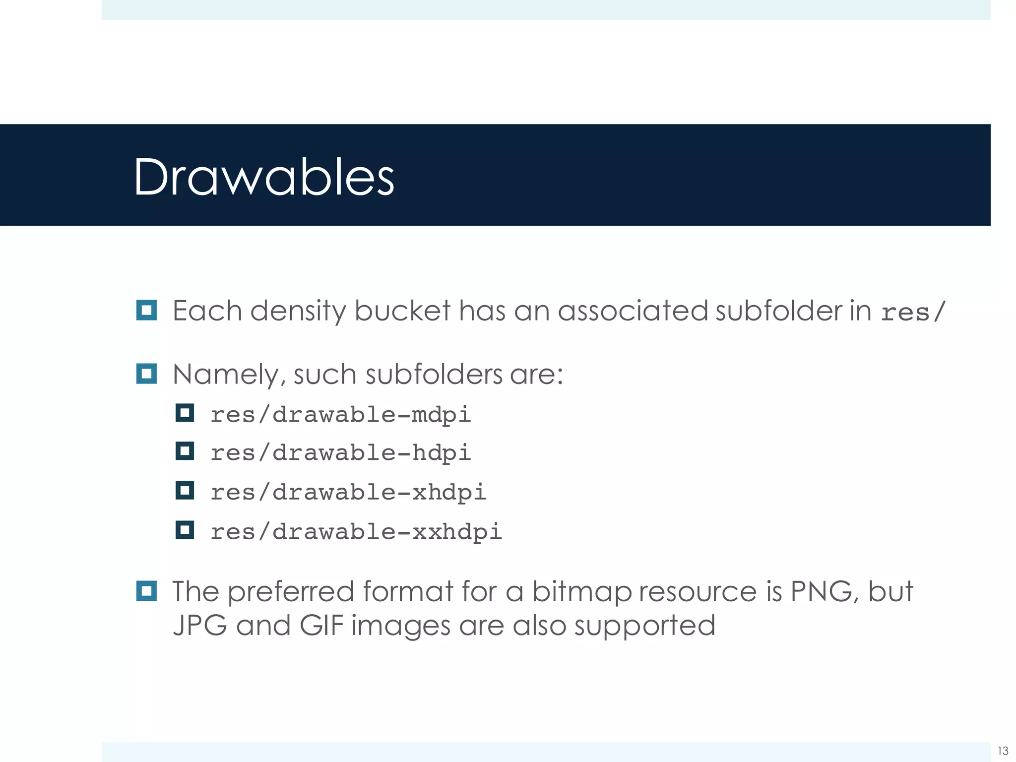 Android resources | PDF