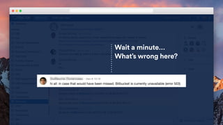 Wait a minute…
What’s wrong here?
 