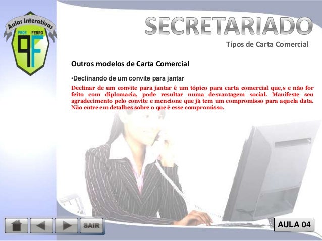 04 e 05 secretariado (tipos de carta comercial)