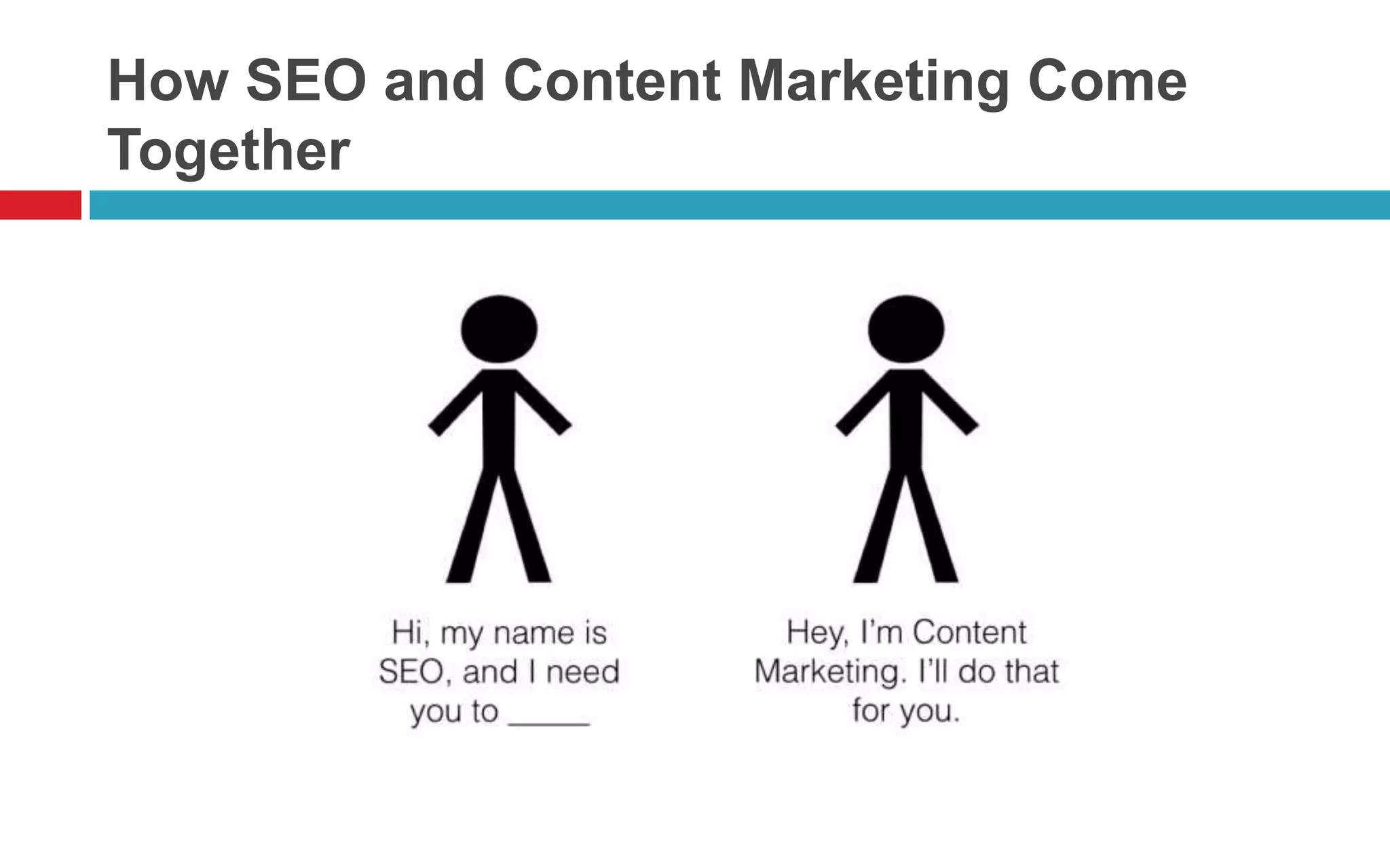 How SEO and Content Marketing Come
Together
 