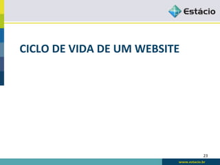 CICLO	
  DE	
  VIDA	
  DE	
  UM	
  WEBSITE	
  




                                                 23	
  
 