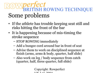 Rowperfect force curves for British rowing technique | PPT