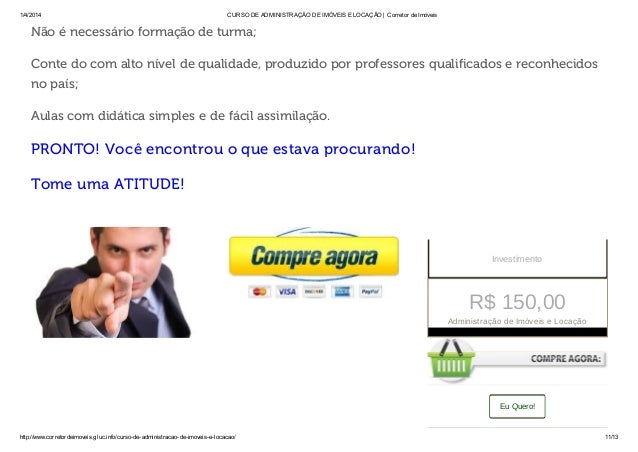 Cursos para corretor de imoveis