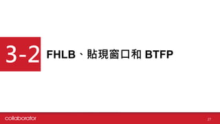 FHLB、貼現窗口和 BTFP
27
3-2
 