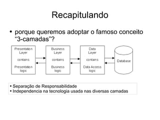 Desenvolvimento em .Net - Dados vs Objectos