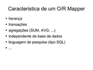 Desenvolvimento em .Net - Dados vs Objectos