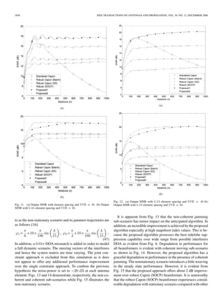 Robust Adaptive Beamforming for Antenna Array